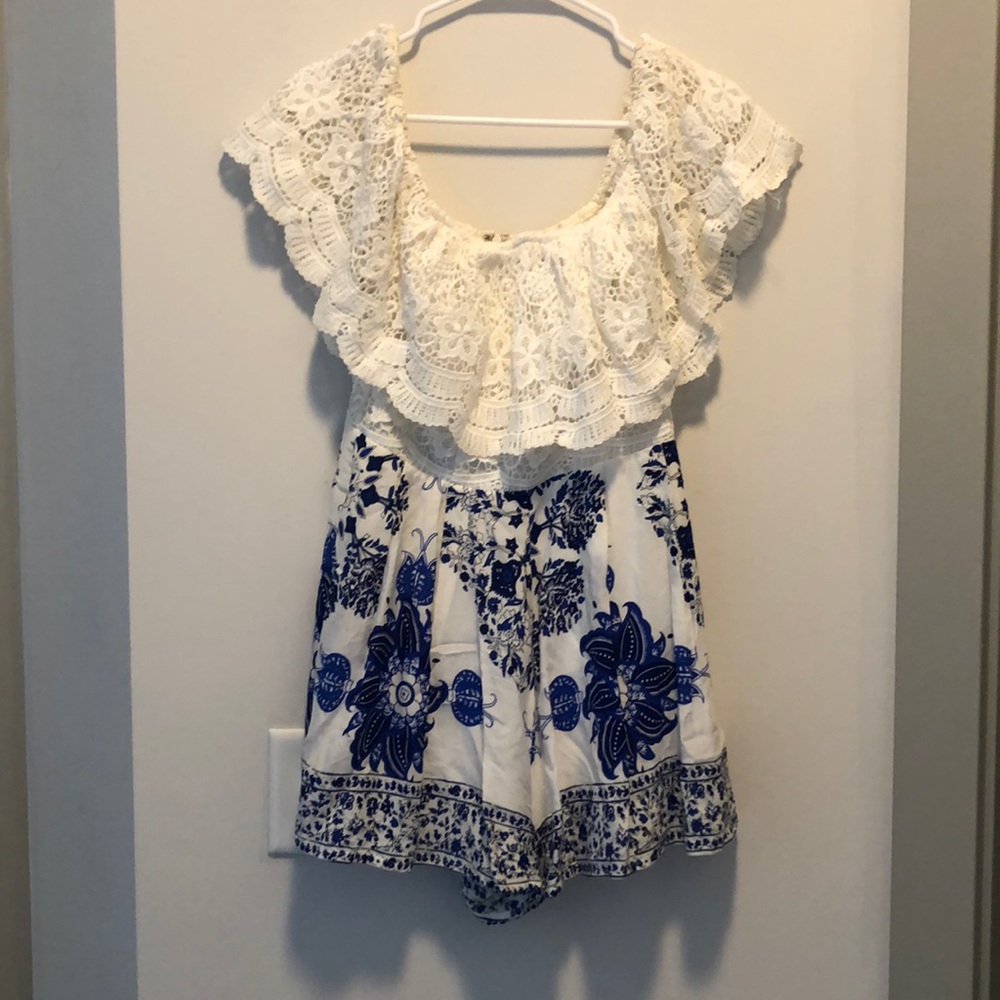 Off the shoulder romper